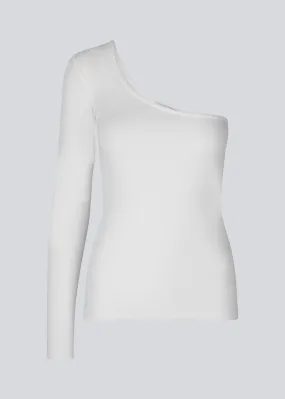 IgorMD one shoulder LS top - Off White