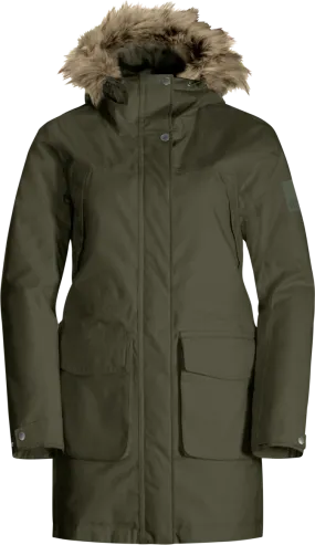 Jack Wolfskin Women's Winterfrost Insulated Parka Island Moss | Buy Jack Wolfskin Women's Winterfrost Insulated Parka 