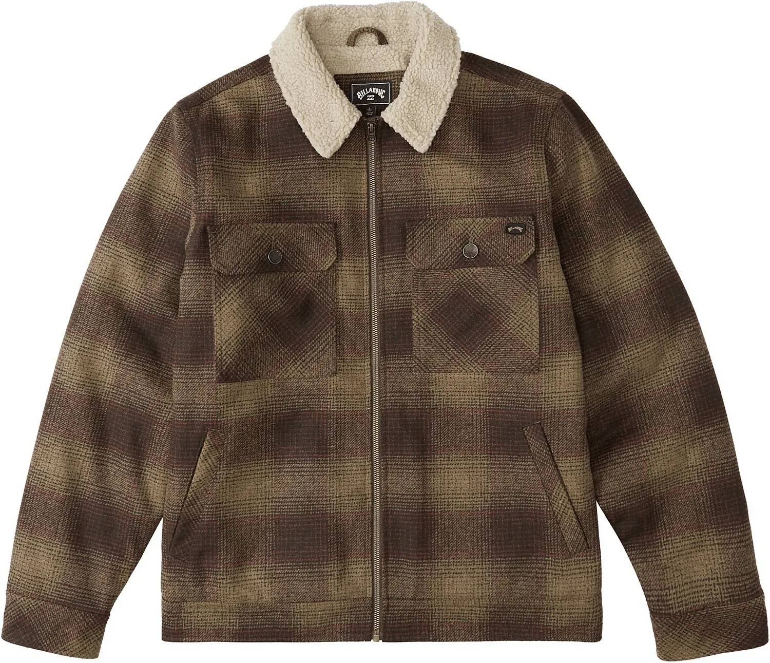 jacket Billabong Barlow Sherpa - Coffee - men´s