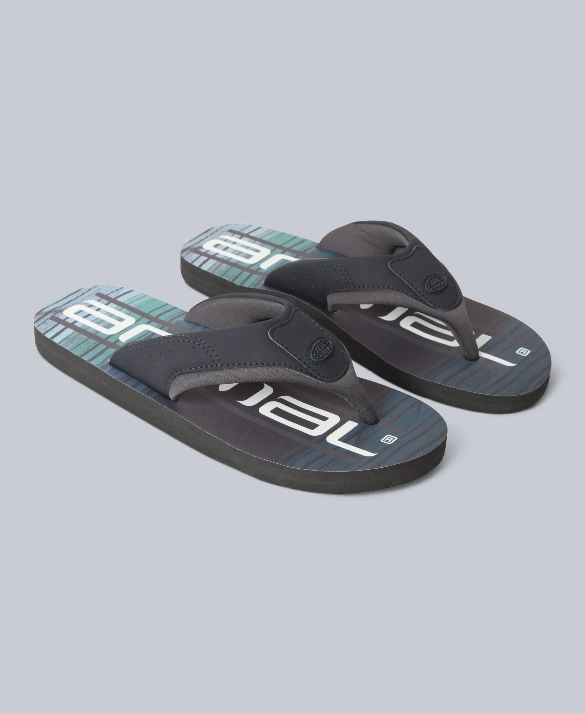 Jekyl Mens Flip-Flops - Charcoal