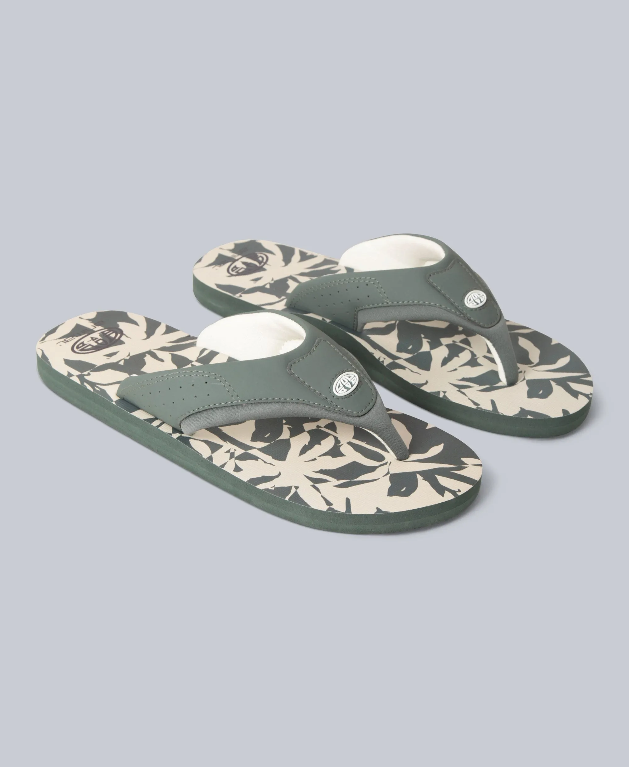 Jekyl Mens Flip-Flops - Light Khaki