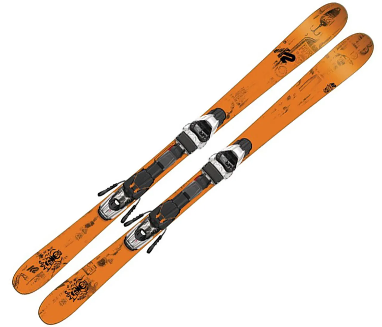 K2 Juvy Jr Skis + Fastrak2 7 Bindings 2016