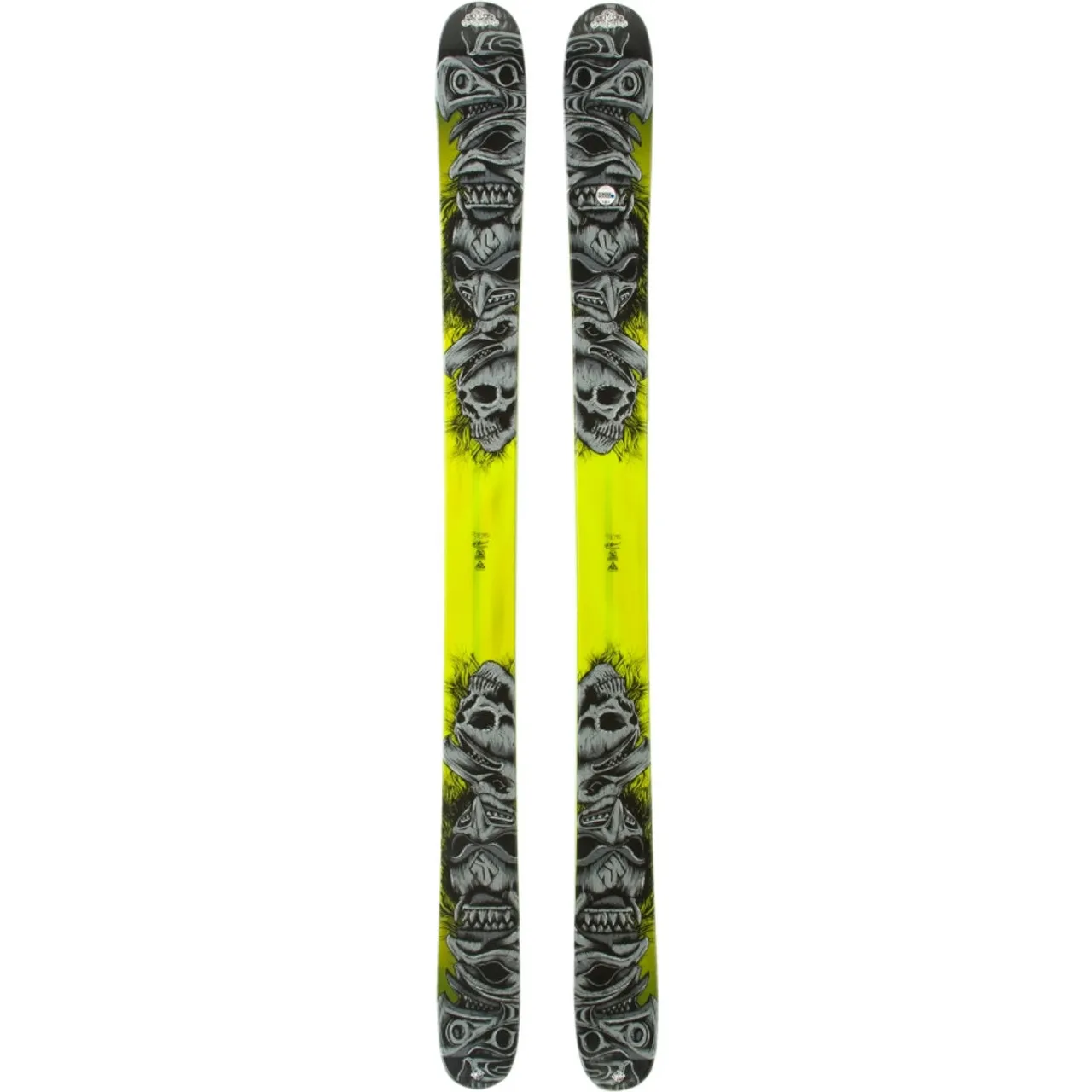 K2 Obsethed Skis with Integrated Griffon Schizofrantic Bindings 2012