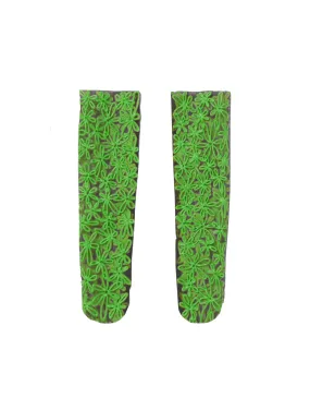 Kasia Kucharska Green Floral Socks