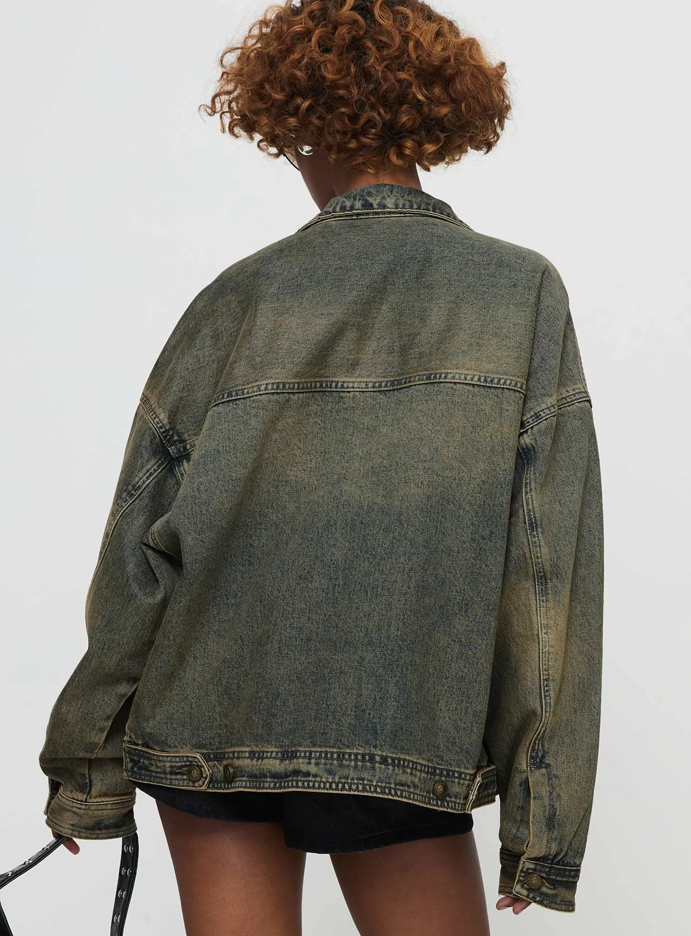 Kier Oversized Jacket Denim Antique Wash