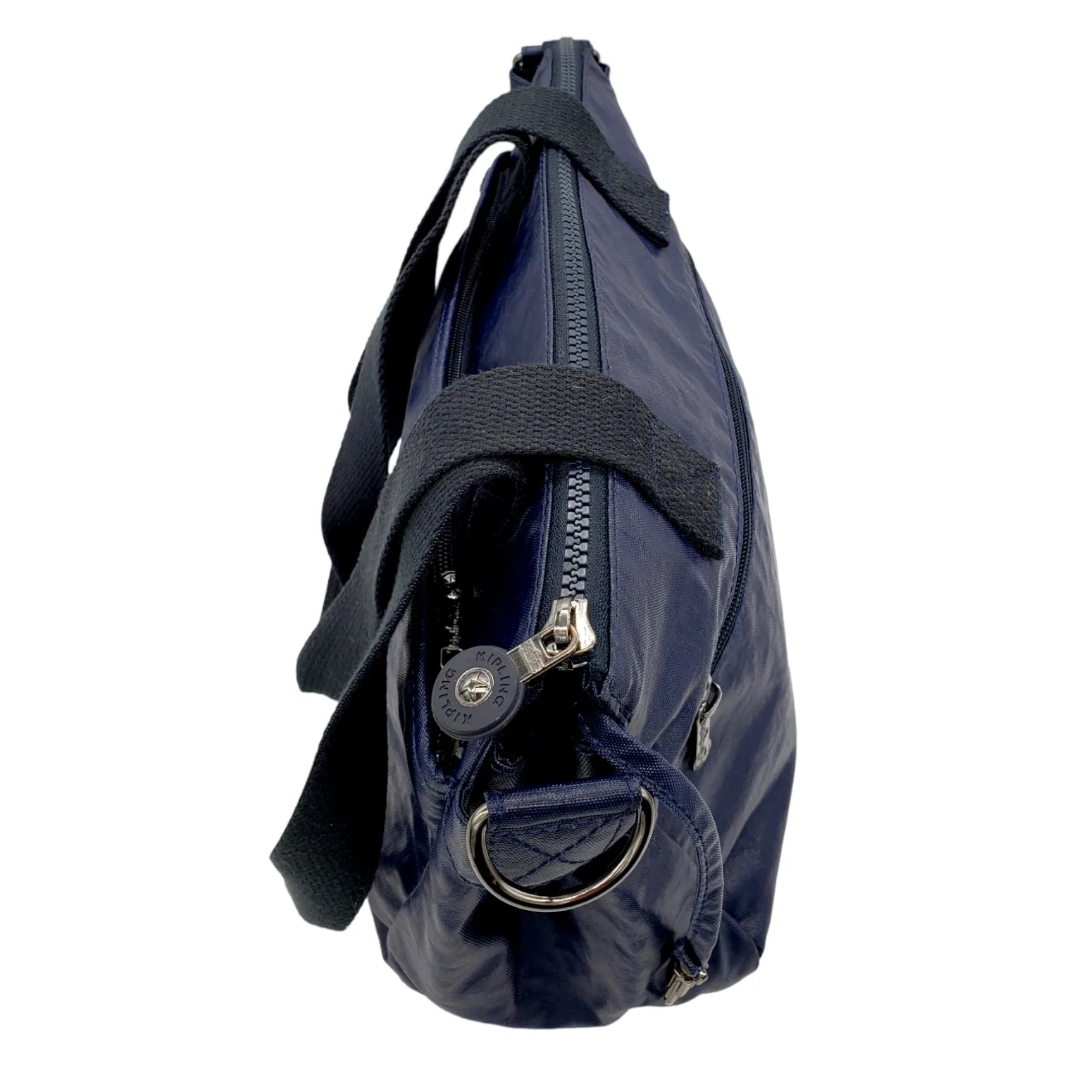 Kipling Navy Textured Shoulder Bag