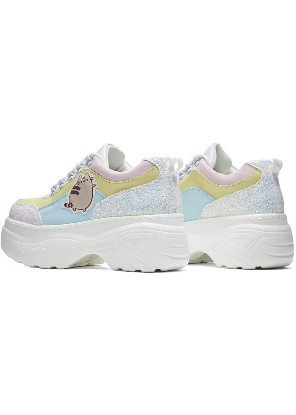 Koi x Pusheen Unicorn Glitter Chunky Trainers Multi