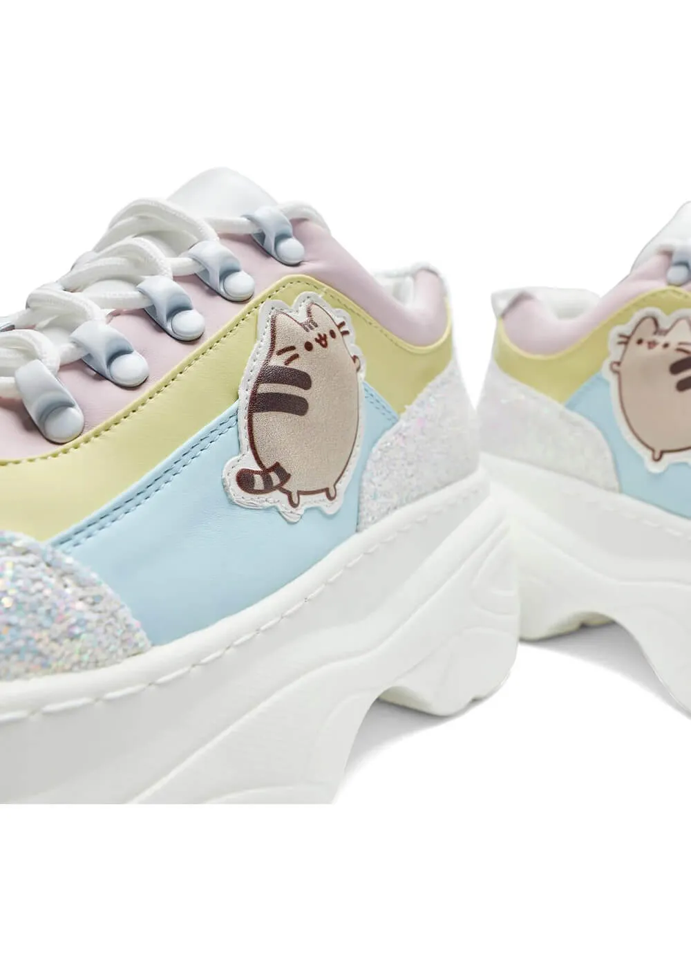 Koi x Pusheen Unicorn Glitter Chunky Trainers Multi