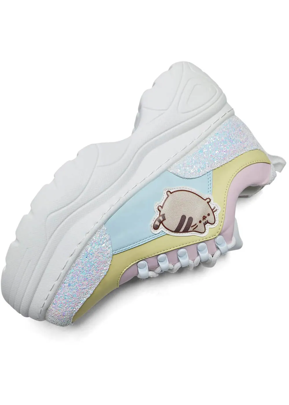 Koi x Pusheen Unicorn Glitter Chunky Trainers Multi