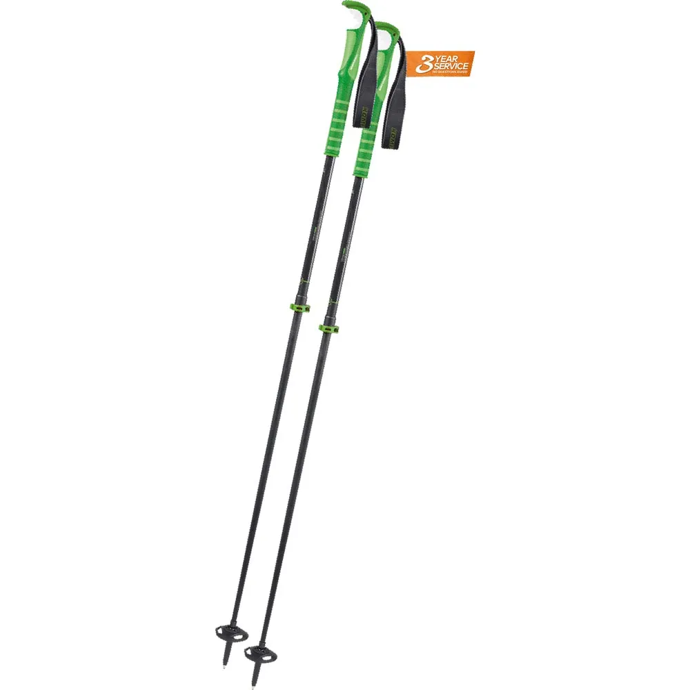 Komperdell - Carbon C.7 Ascent Touring Ski Poles green