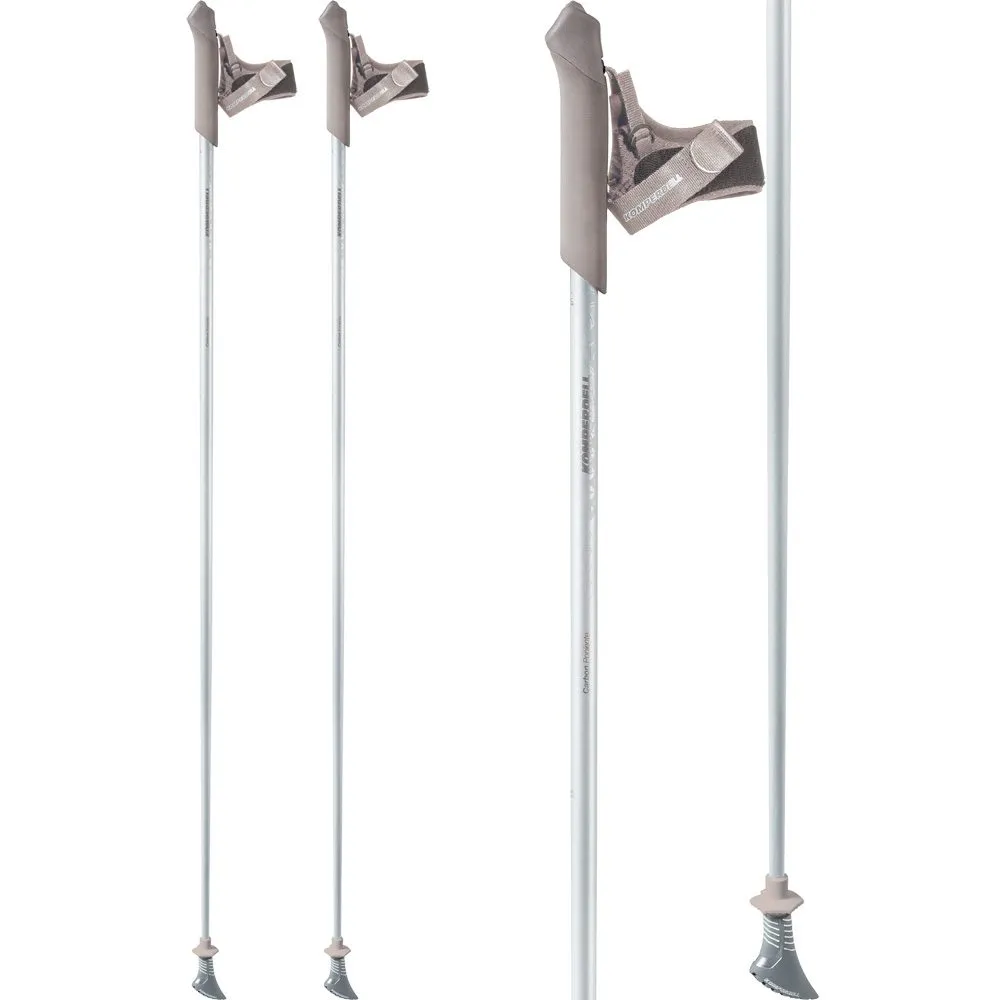 Komperdell - Poniente Carbon Pearl Nordic Walking Poles white