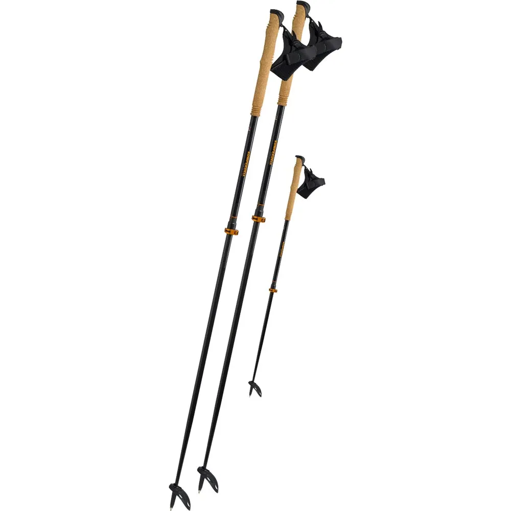 Komperdell - Speed Tour TI Vario Touring Ski Poles black