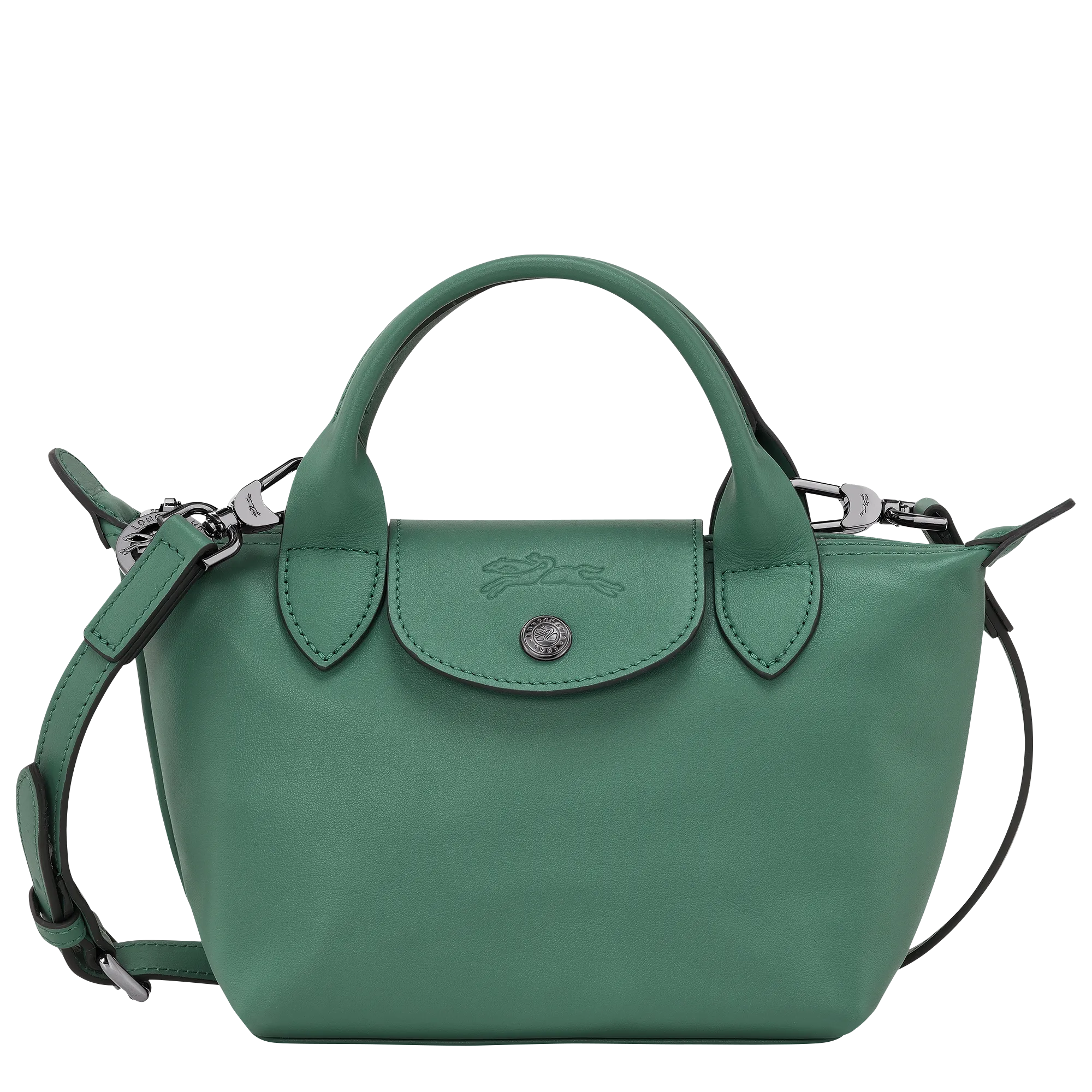 Le Pliage Xtra XS Handbag Sage - Leather