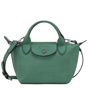 Le Pliage Xtra XS Handbag Sage - Leather