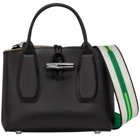 Le Roseau S Handbag Black - Leather