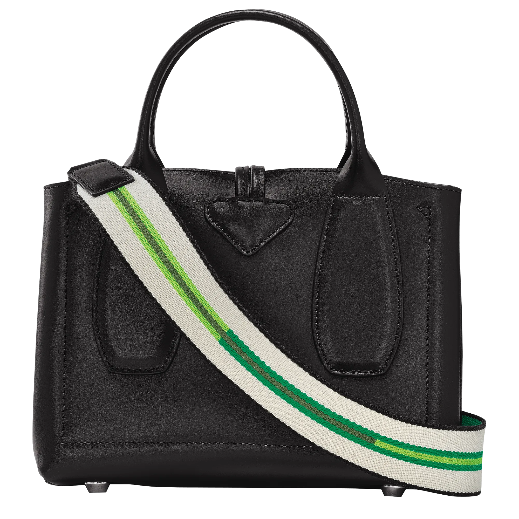 Le Roseau S Handbag Black - Leather