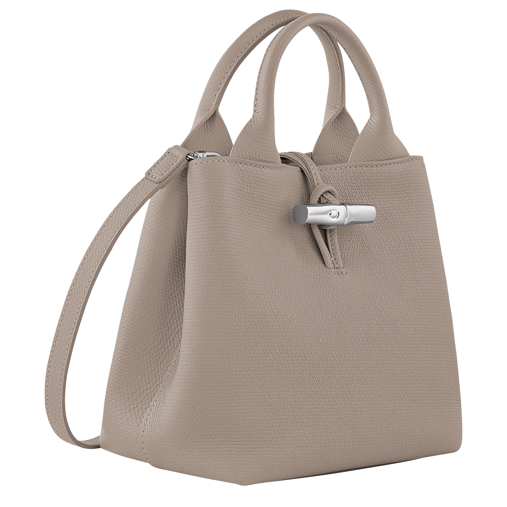 Le Roseau S Handbag Clay - Leather