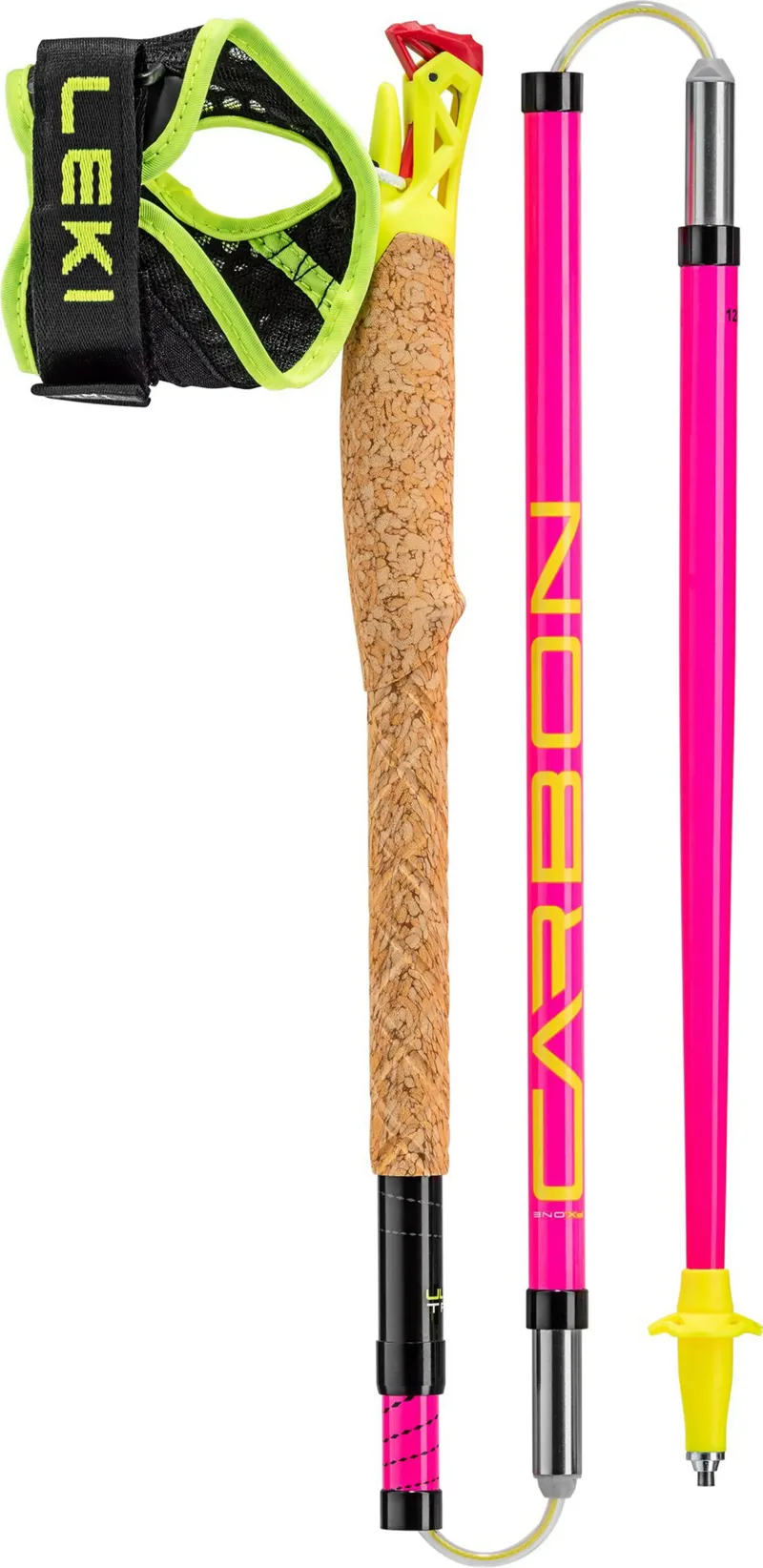 Leki Ultratrail FX.One Trail Running Poles - Neon Pink-Black-Neon Yellow