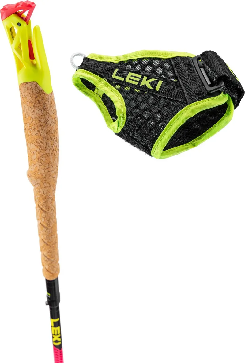 Leki Ultratrail FX.One Trail Running Poles - Neon Pink-Black-Neon Yellow