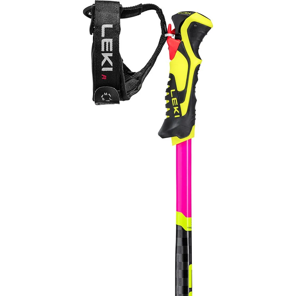 LEKI - WCR Lite SL 3D Alpine Ski Poles Kids neonpink