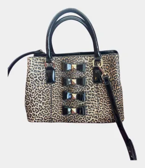 Leopard and bow handbag | RE:LUV