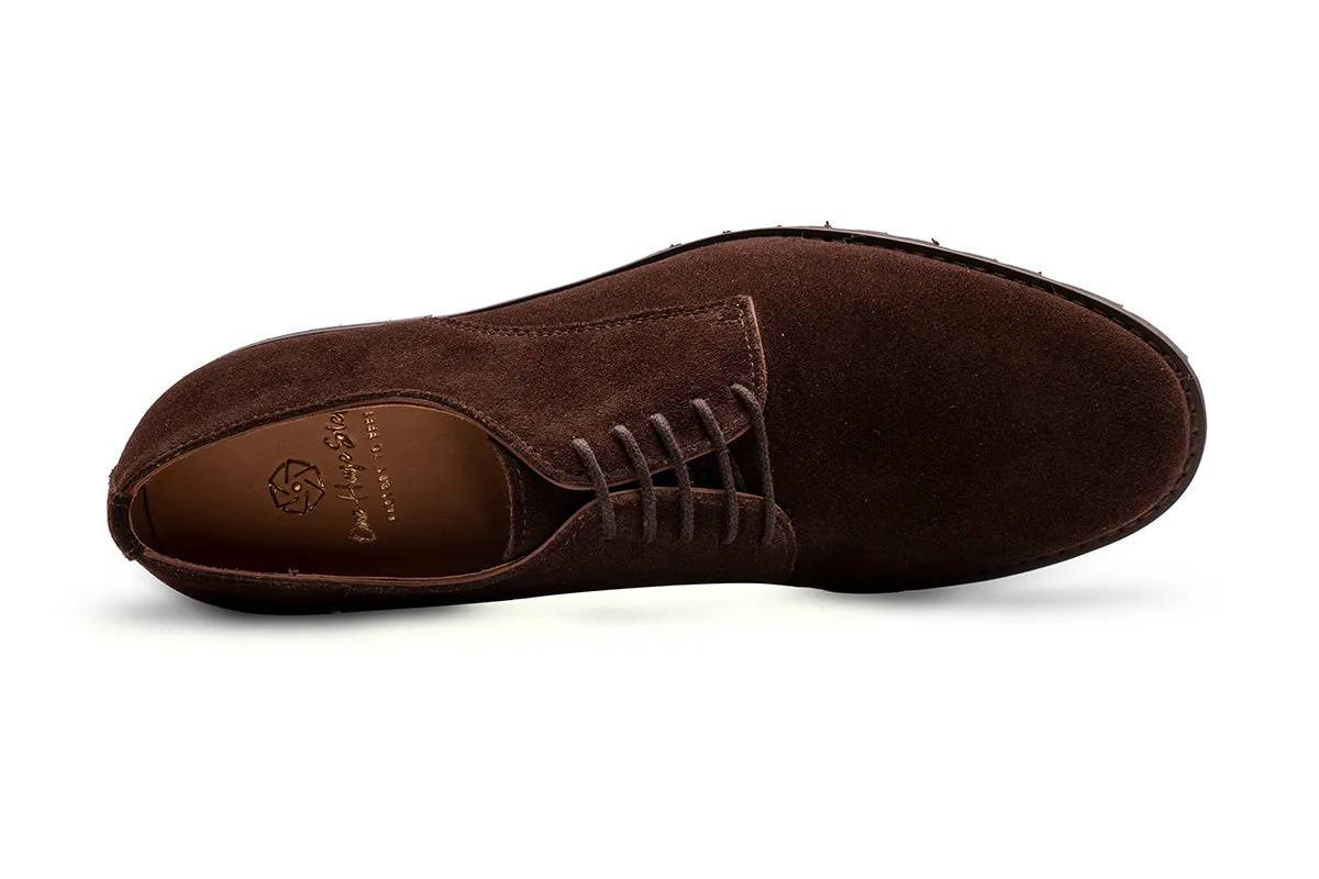 Light Weight Suede Derby/DK BR