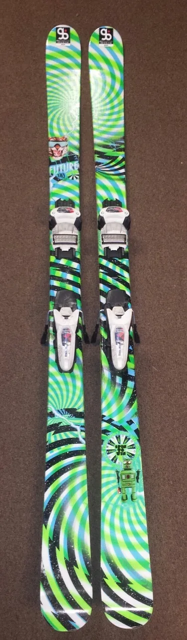 Line Future Spin used Skis with Marker Griffon Demo Bindings 2014