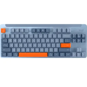 Logitech K855 Signature Mechanical Keys Wireless Keyboard Mini Compact TKL Blue Orange