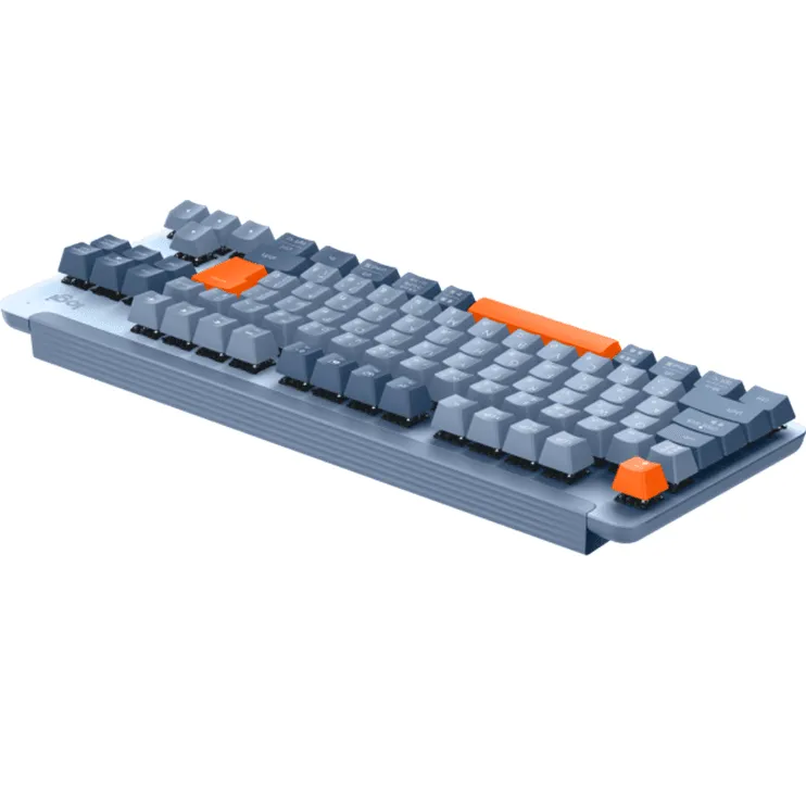 Logitech K855 Signature Mechanical Keys Wireless Keyboard Mini Compact TKL Blue Orange