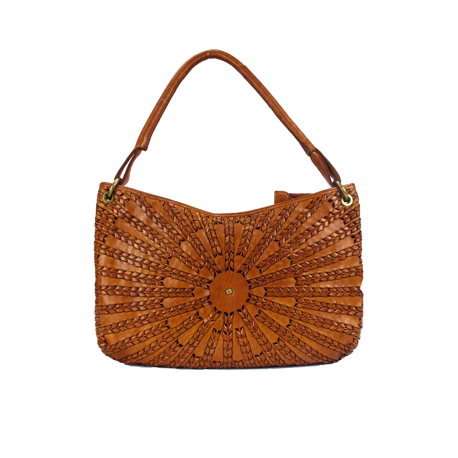 Lois Ripple pattern leather Handbag