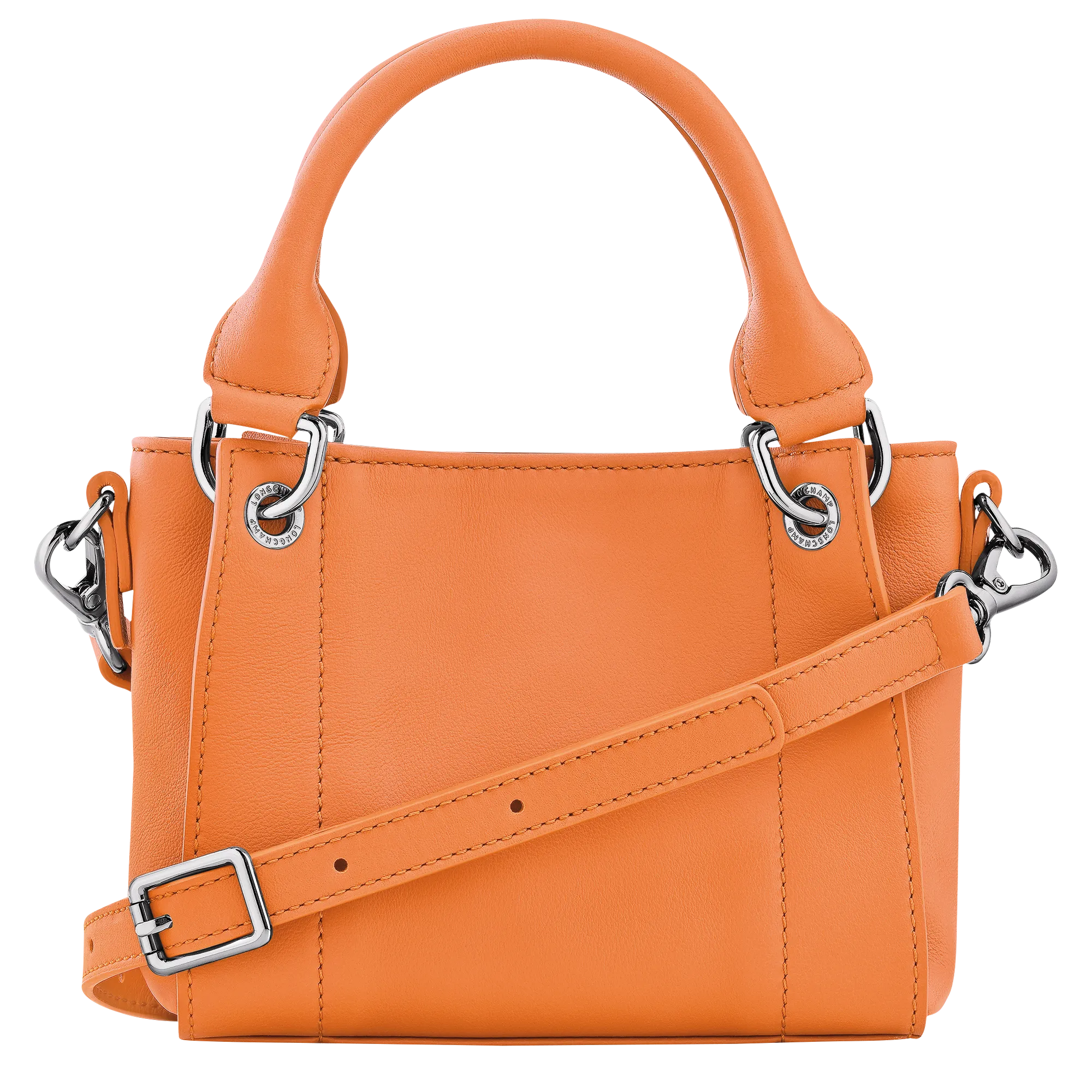 Longchamp 3D XS Handbag Orange - Leather