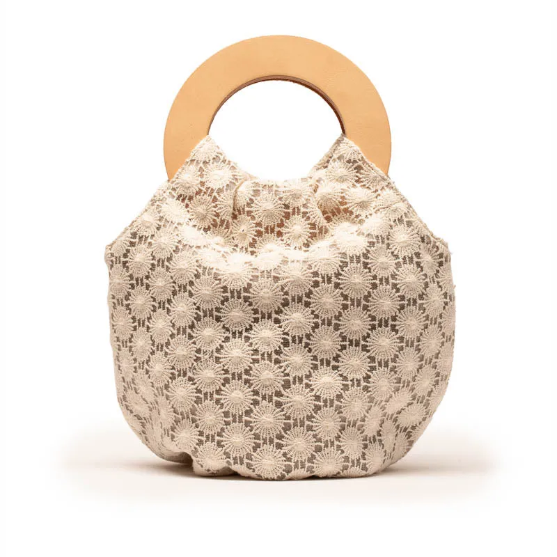 LOOPY Lace | Ivory Handbag