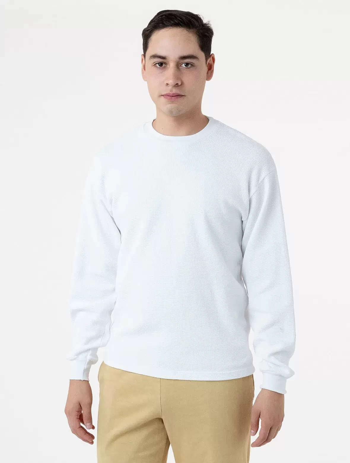 Los Angeles Apparel TX407GD Heavy Thermal Plain Crew Neck SKU: TX407GD