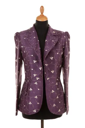 Lotus Jacket in Mulberry