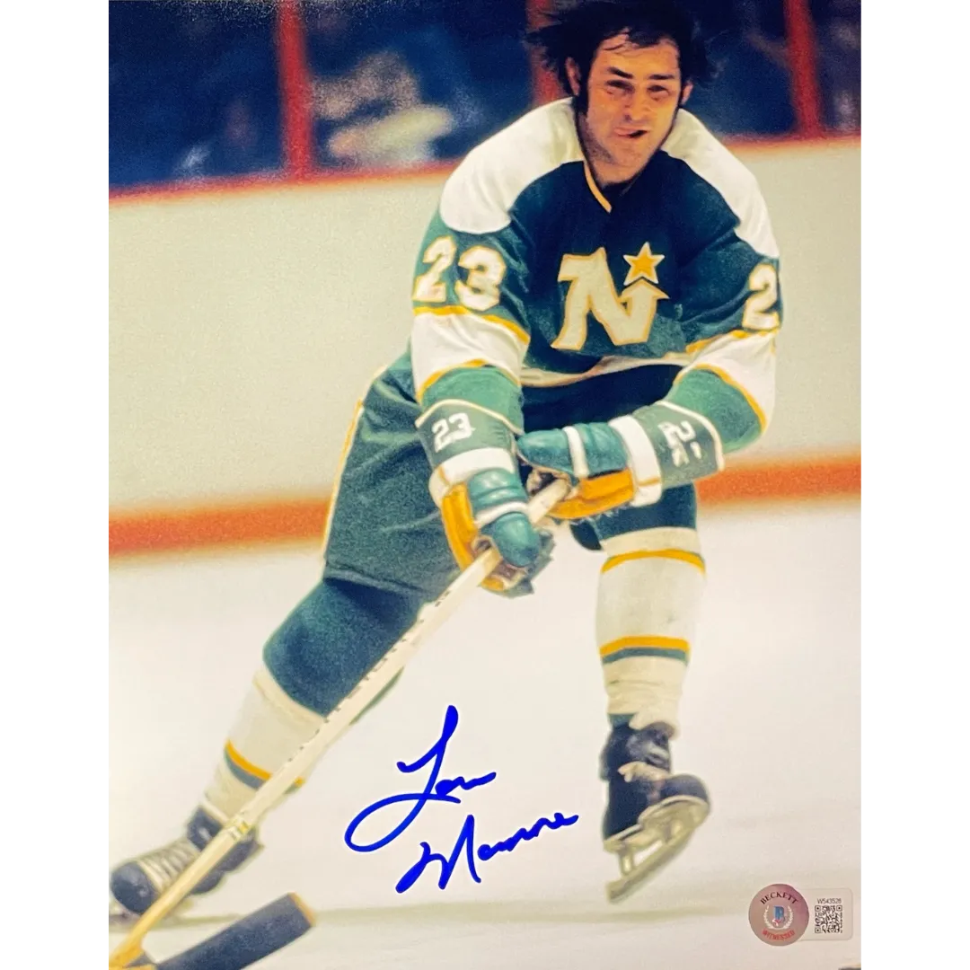 Lou Nanne Autographed North Stars 8x10 Photo