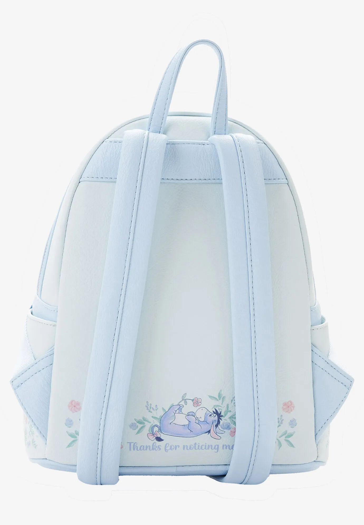 Loungefly X Disney Eeyore Mini Backpack Handbag Floral Light Blue