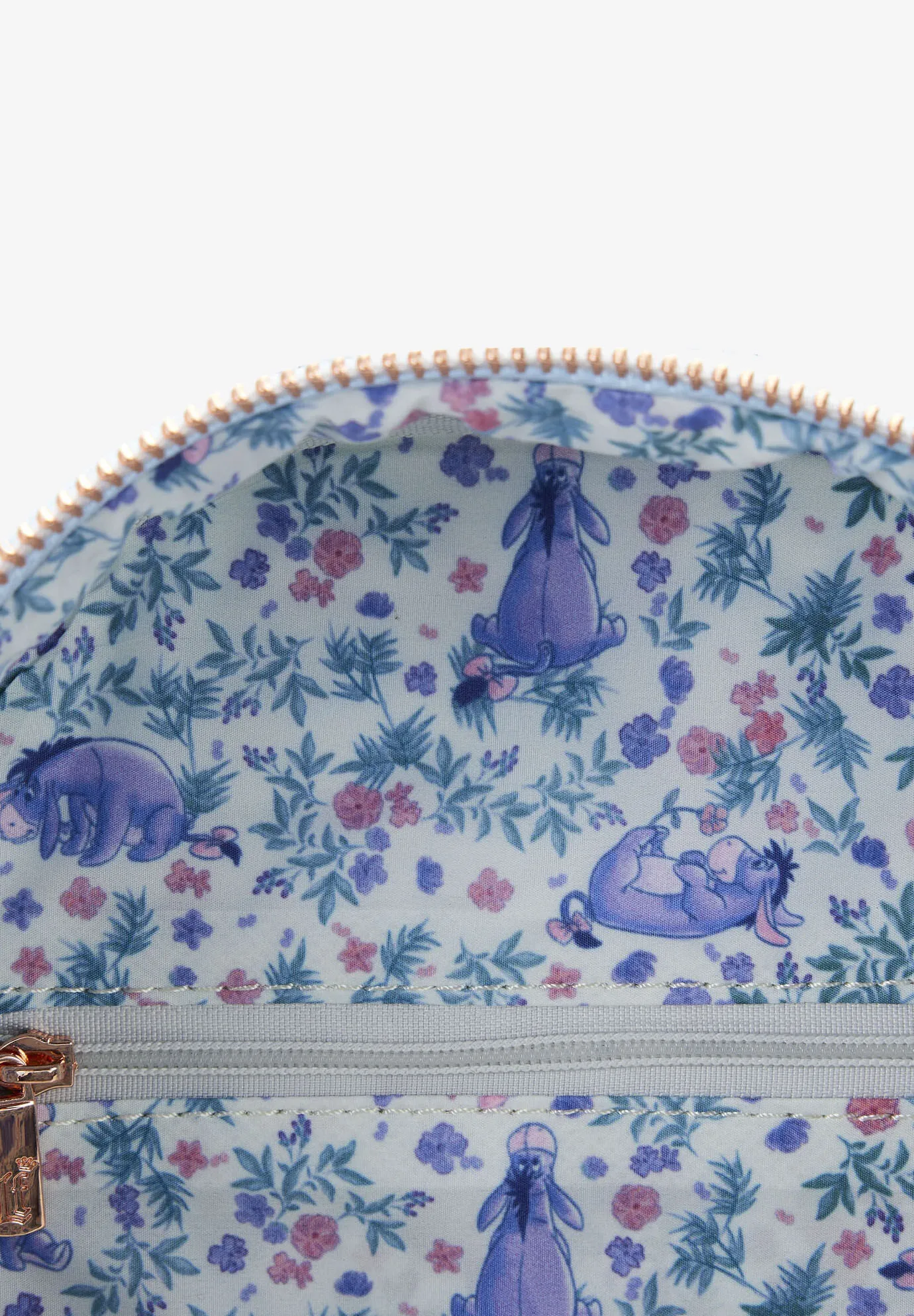 Loungefly X Disney Eeyore Mini Backpack Handbag Floral Light Blue