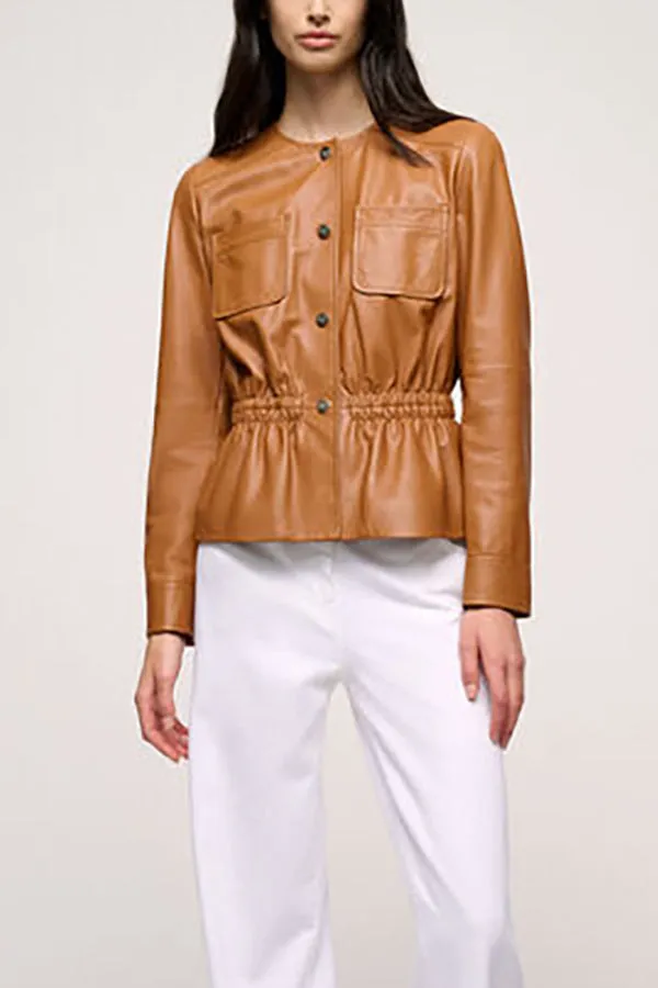 Luisa Spagnoli VICARIO LEATHER JACKET