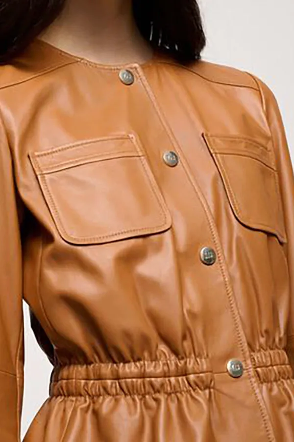 Luisa Spagnoli VICARIO LEATHER JACKET