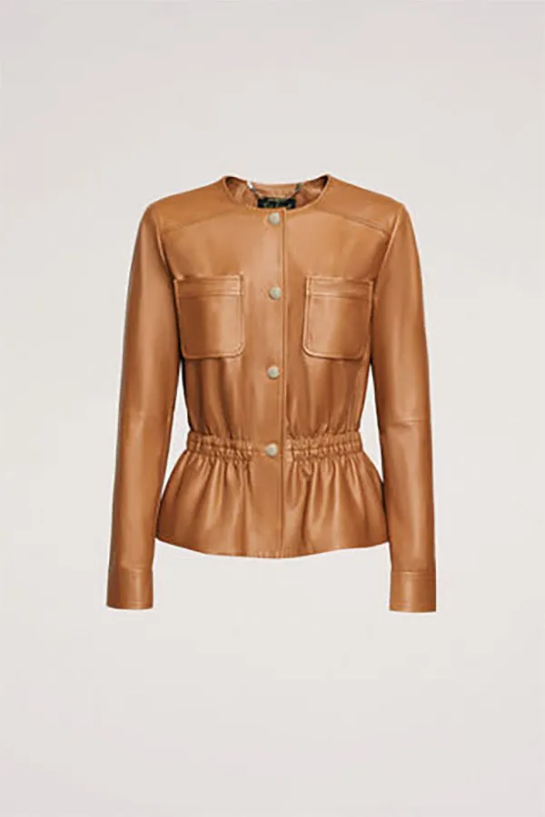 Luisa Spagnoli VICARIO LEATHER JACKET