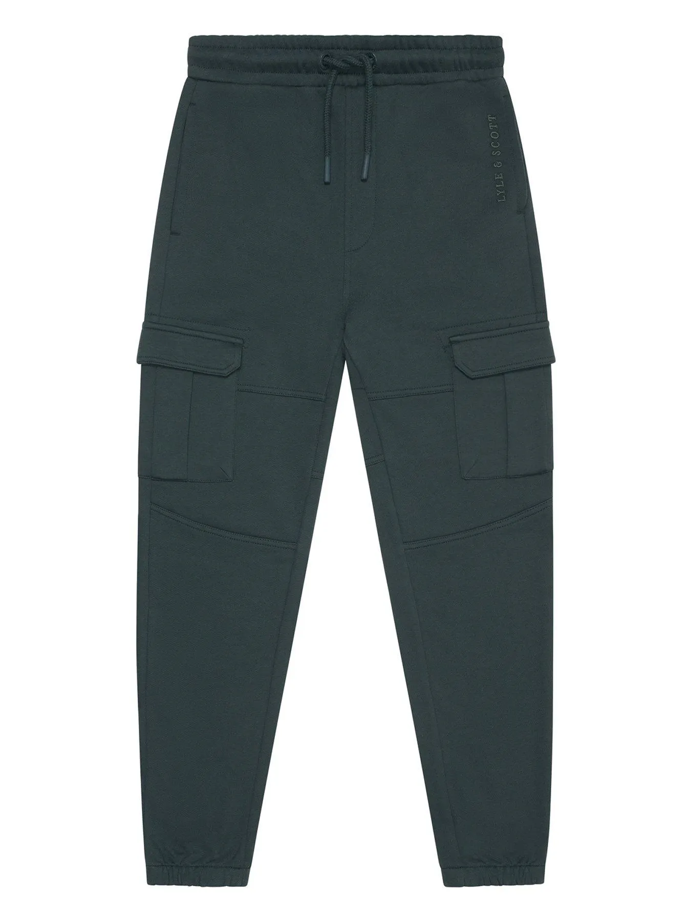 Lyle & Scott Boys Cuffed Cargo Pocket Jogger - Dark Green