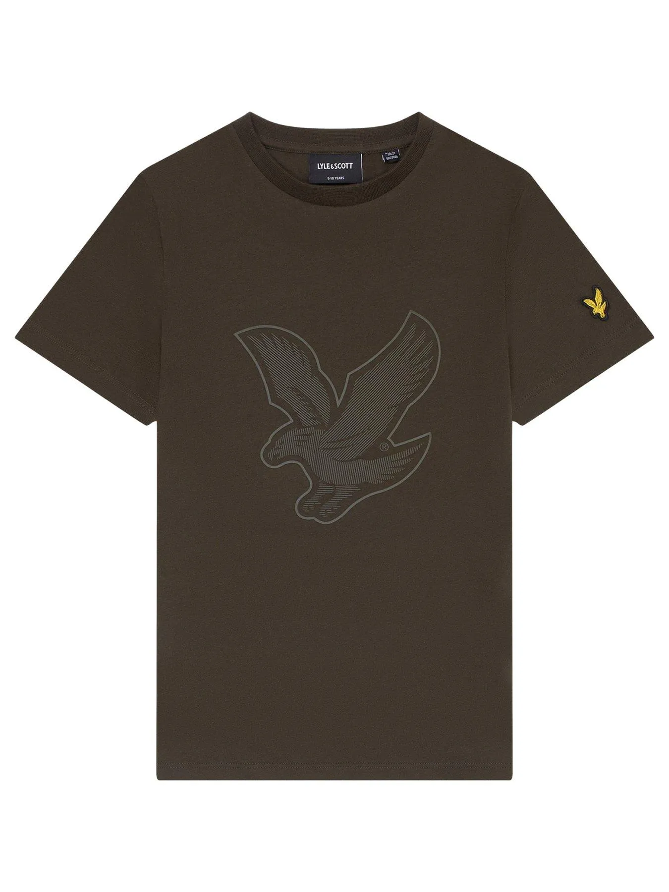 Lyle & Scott Boys Graphic Eagle T-shirt - Khaki