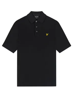 Lyle & Scott Boys Short Sleeve Polo Shirt - Black