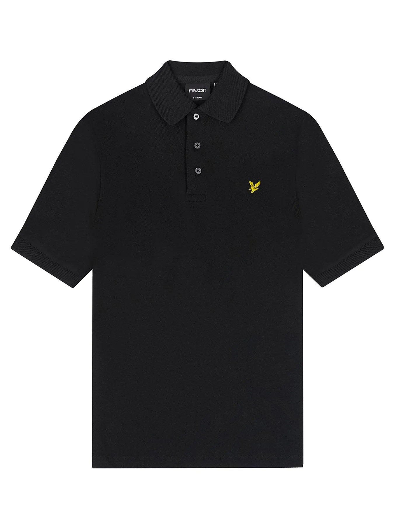 Lyle & Scott Boys Short Sleeve Polo Shirt - Black