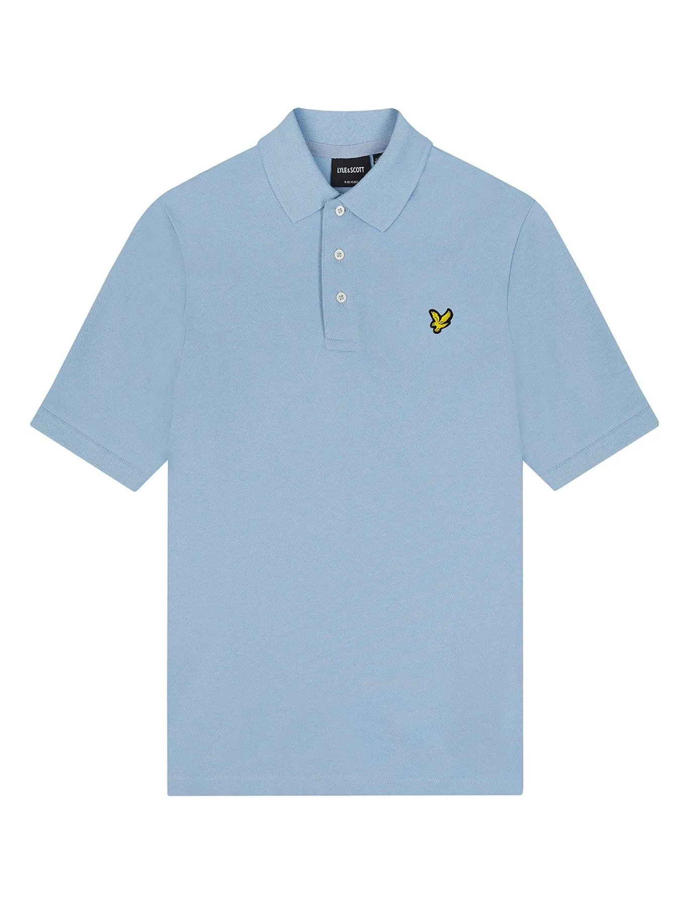 Lyle & Scott Boys Short Sleeve Polo Shirt - Light Blue