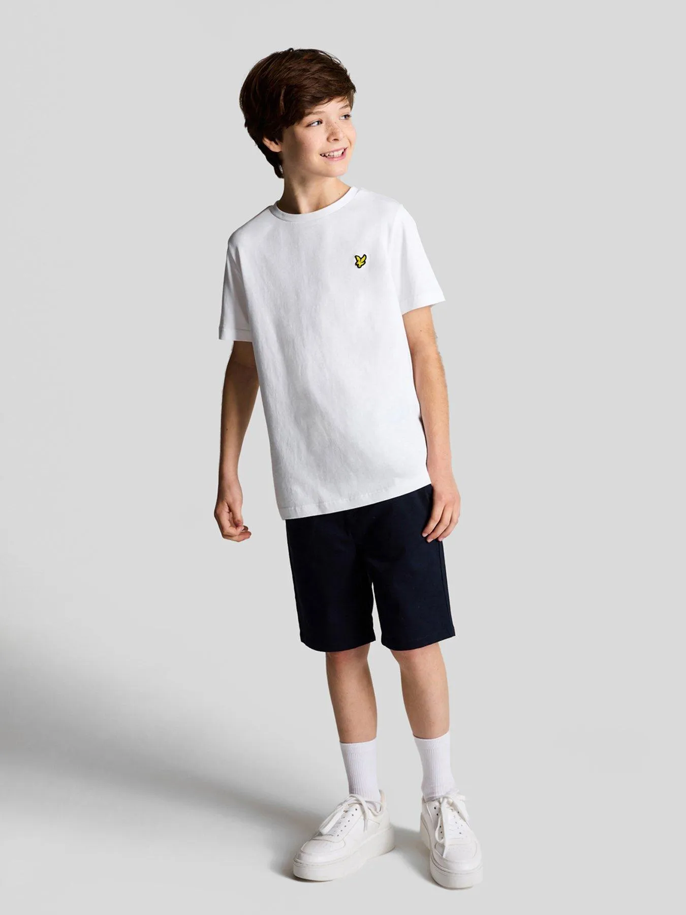 Lyle & Scott Boys Short Sleeve T-shirt - White