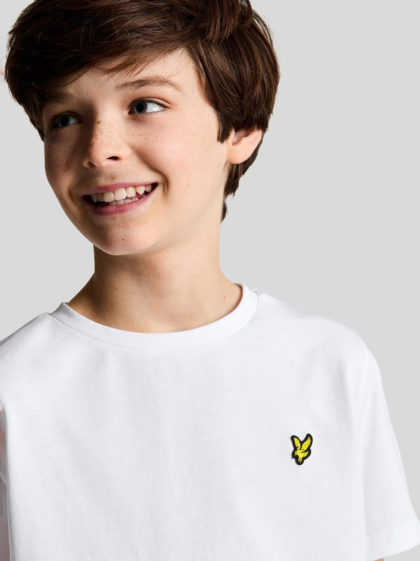 Lyle & Scott Boys Short Sleeve T-shirt - White