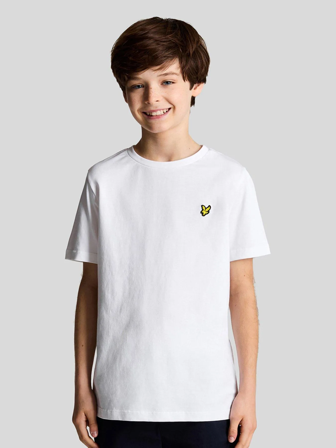 Lyle & Scott Boys Short Sleeve T-shirt - White