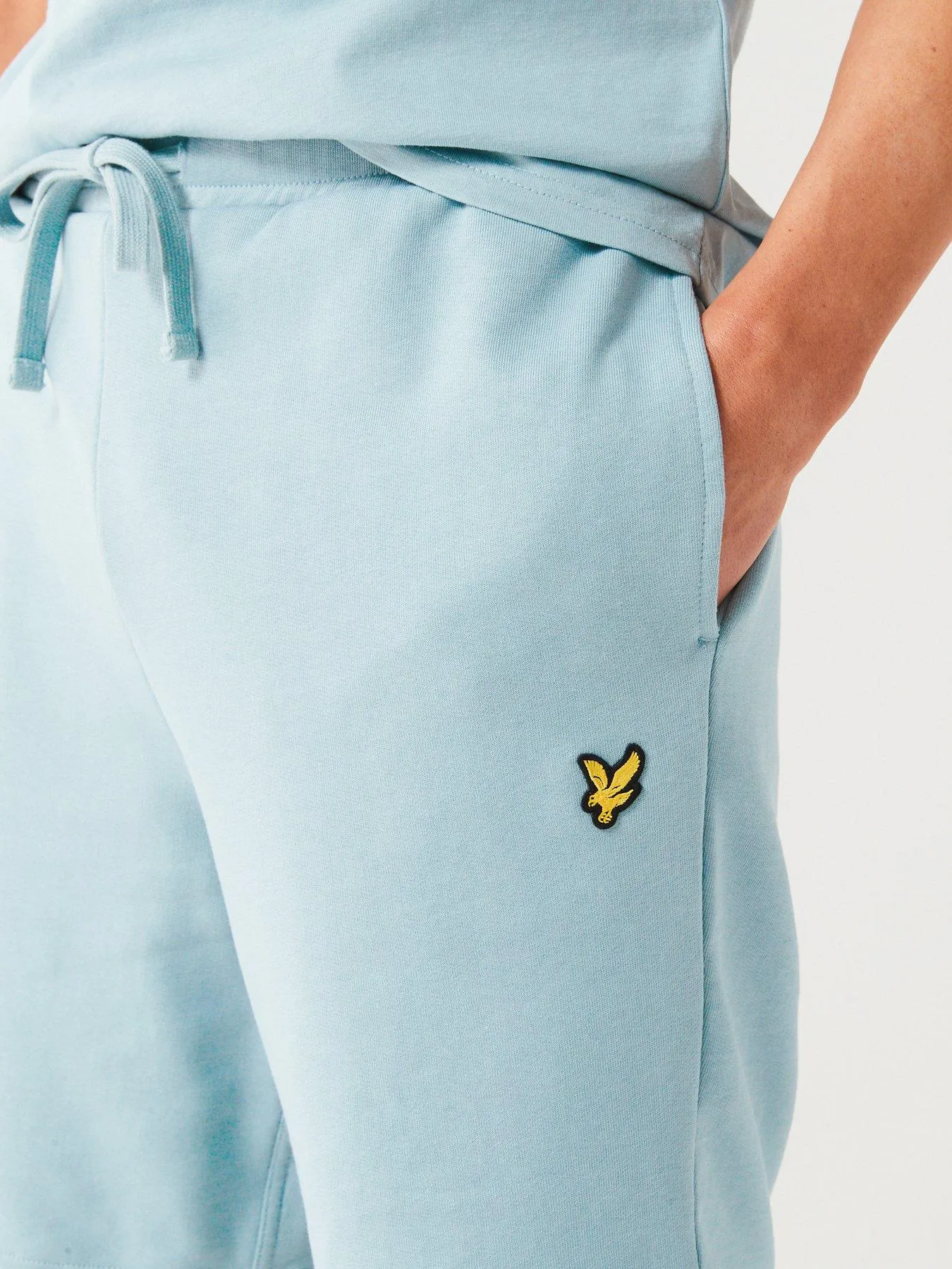 Lyle & Scott Jersey Sweat Shorts - Light Blue