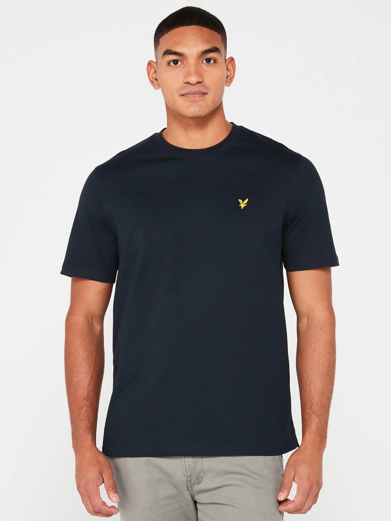 Lyle & Scott Lyle & Scott Scattered Eagles Backhit Relaxed Fit T-shirt - Navy